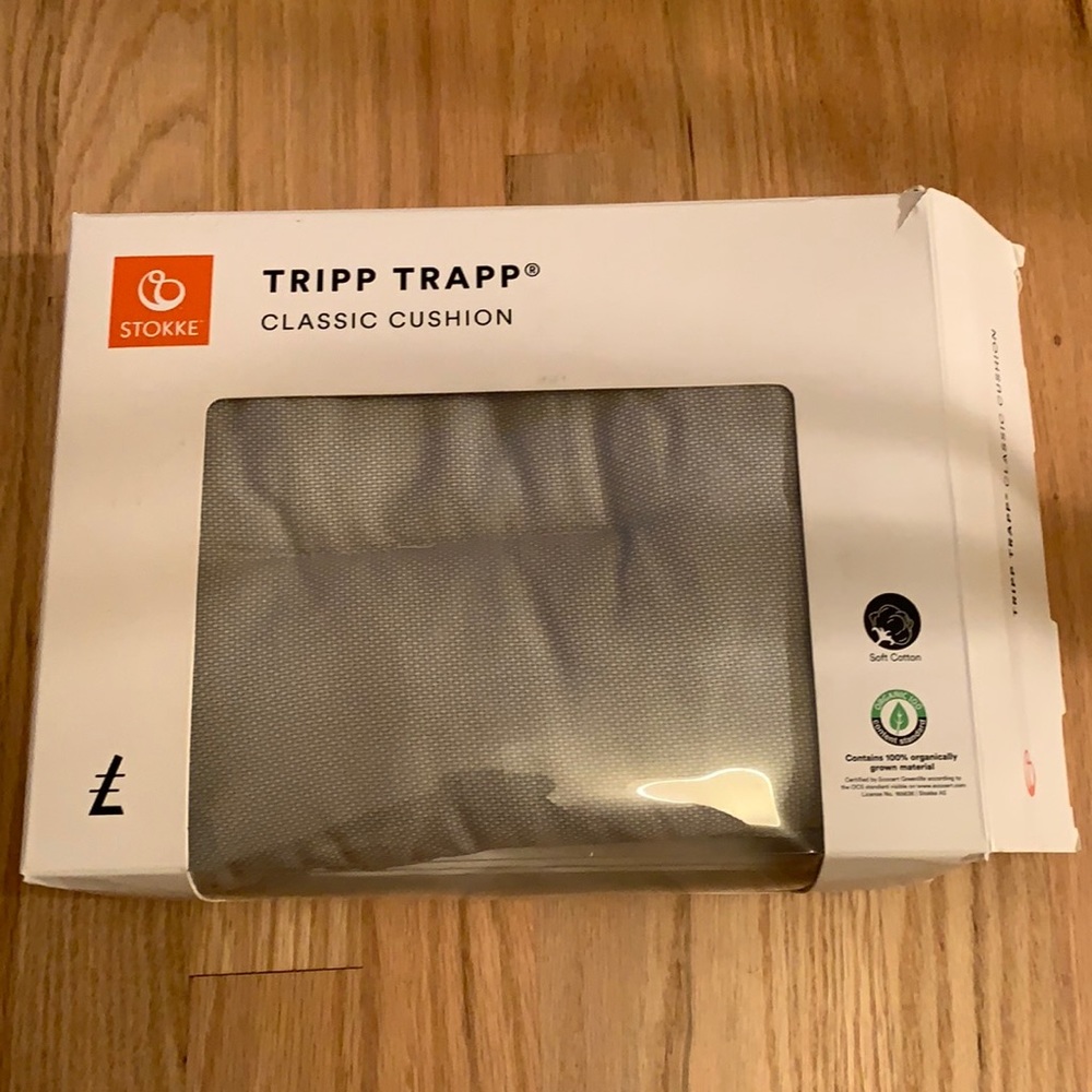 Stokke Tripp  Trapp timeless grey classic cushion
